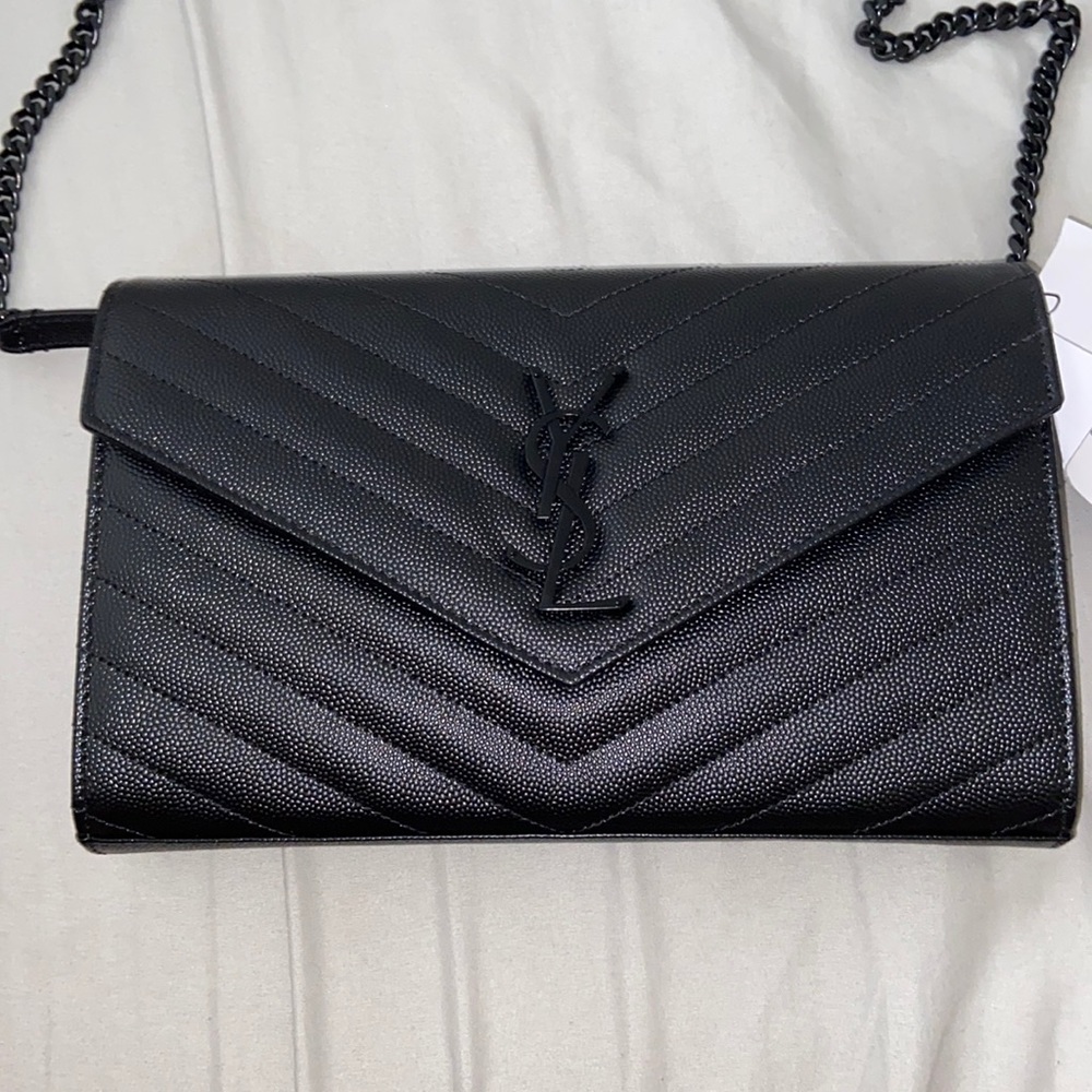 Medium Monogram Matelassé Leather Wallet-On-Chain